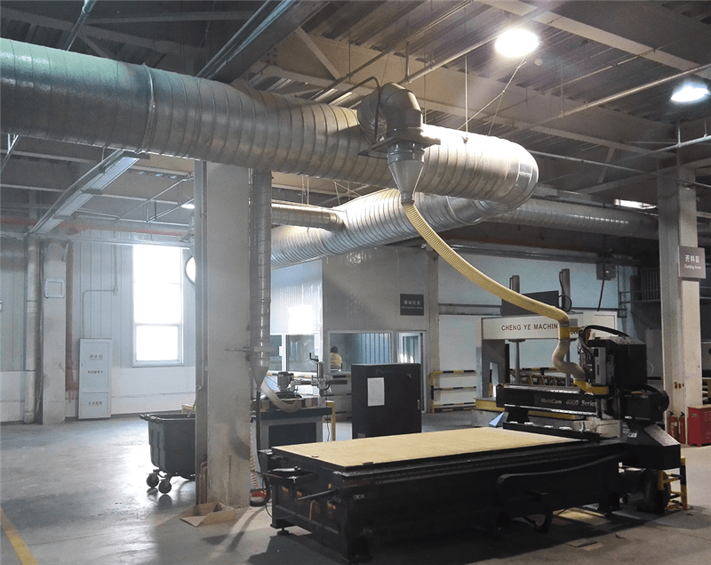 木工車(chē)間粉塵治理