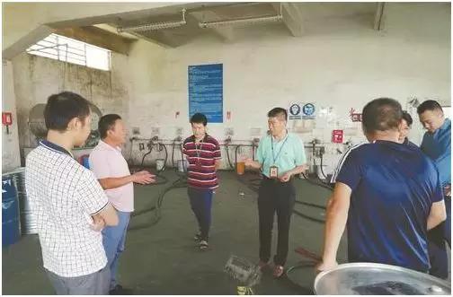 涉及廢氣企業處理查封現場